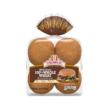 Load image into Gallery viewer, Oroweat Whole Wheat Sandwich Buns 500g